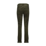 Tessy Velvet trousers Army Green