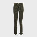 Tessy Velvet trousers Army Green