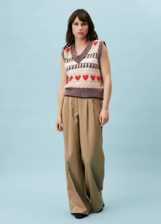 Cardigan Rhubarbe - Beige