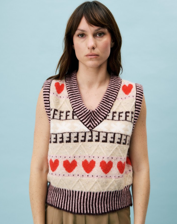 Cardigan Rhubarbe - Beige