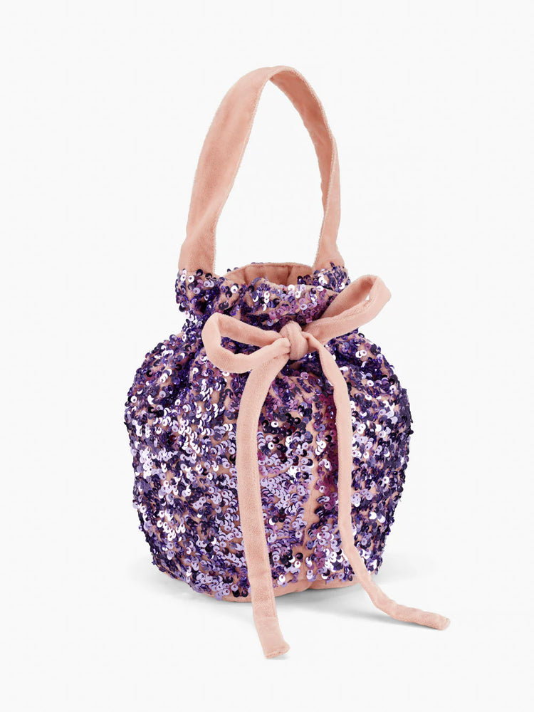 Sequin Bucket Bag