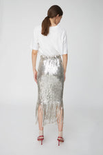 Sequins Fringes Skirt