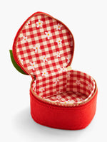 Velvet Strawberry Jewellery Box