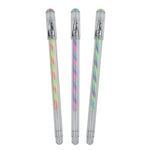 Set Of 3 Multicoloured Gel Pens - Twist