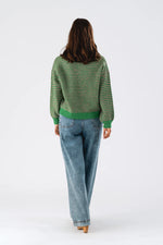 Terry Knit Jumper- Green