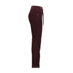 Tessy Velvet Trousers Burgundy