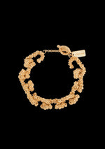 Chain of riddle Bracelet Gilded | Medium