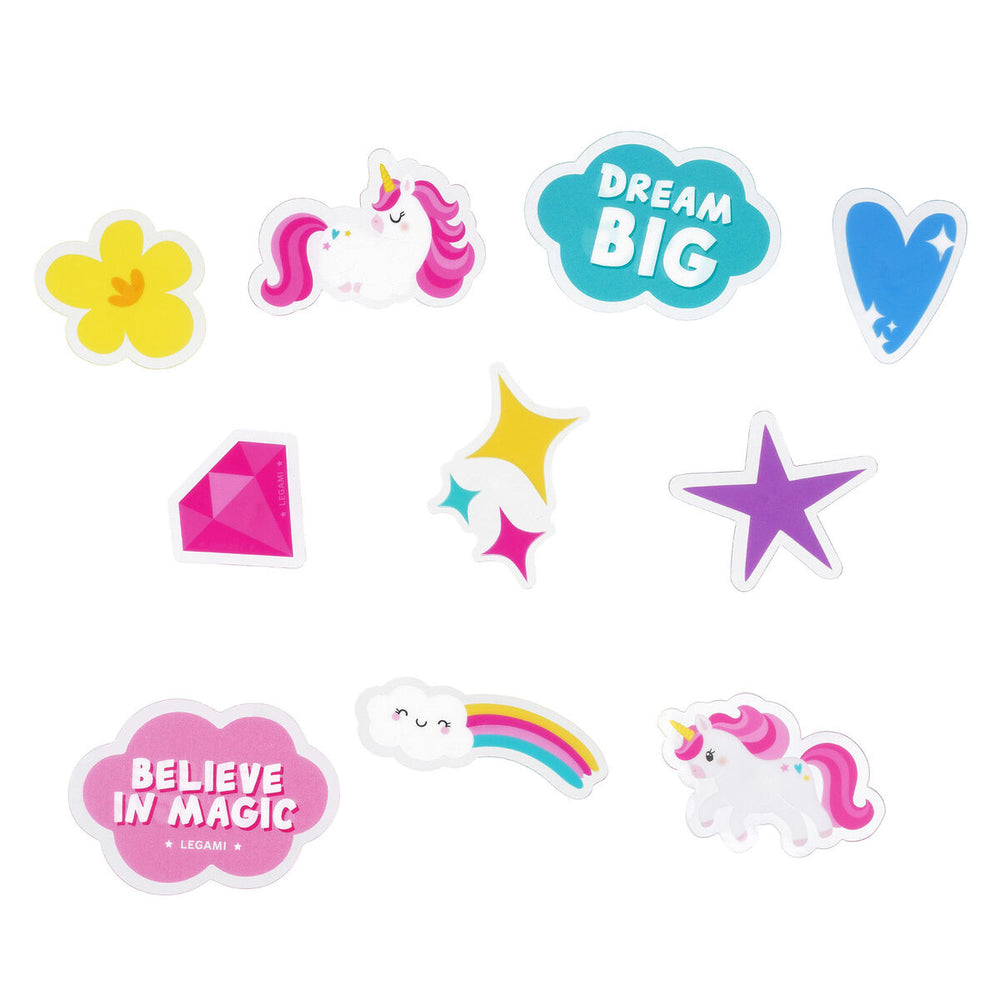 Set of 30 Unicorn-themed Bicycle Spoke Decorations