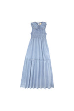 Sky Dress in Chambray Blue