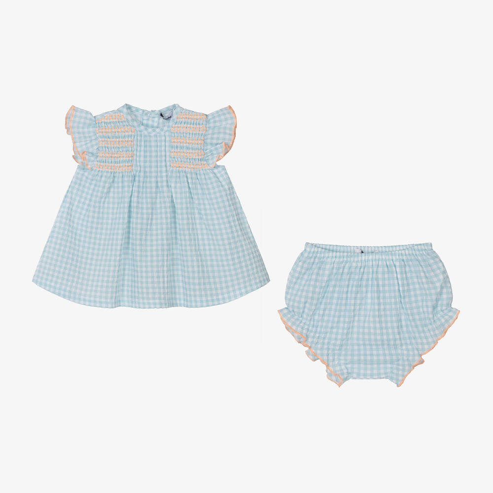 Iris Gingham Dress with Diaper