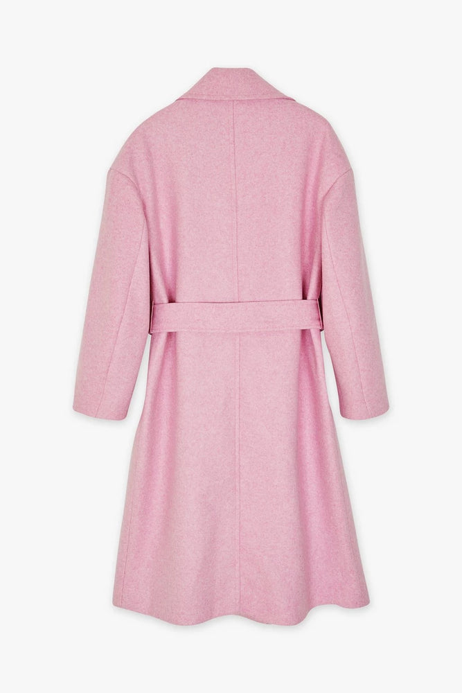 Comfy Long Coat- Light Pink