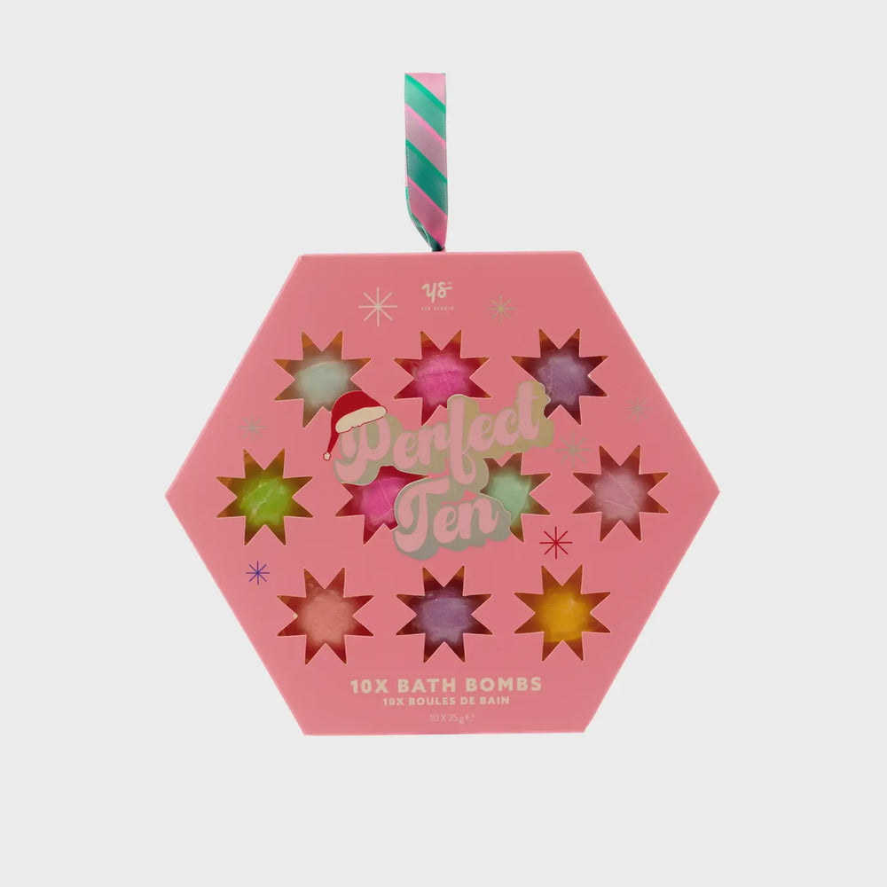 Yes Studio 10 Pc Bath Bomb Set