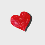 Heart Acetate Claw Hair Clip