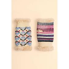 Kristi Wrist Warmers- Cream