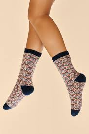 Fair Isle Cosy Socks- Cream