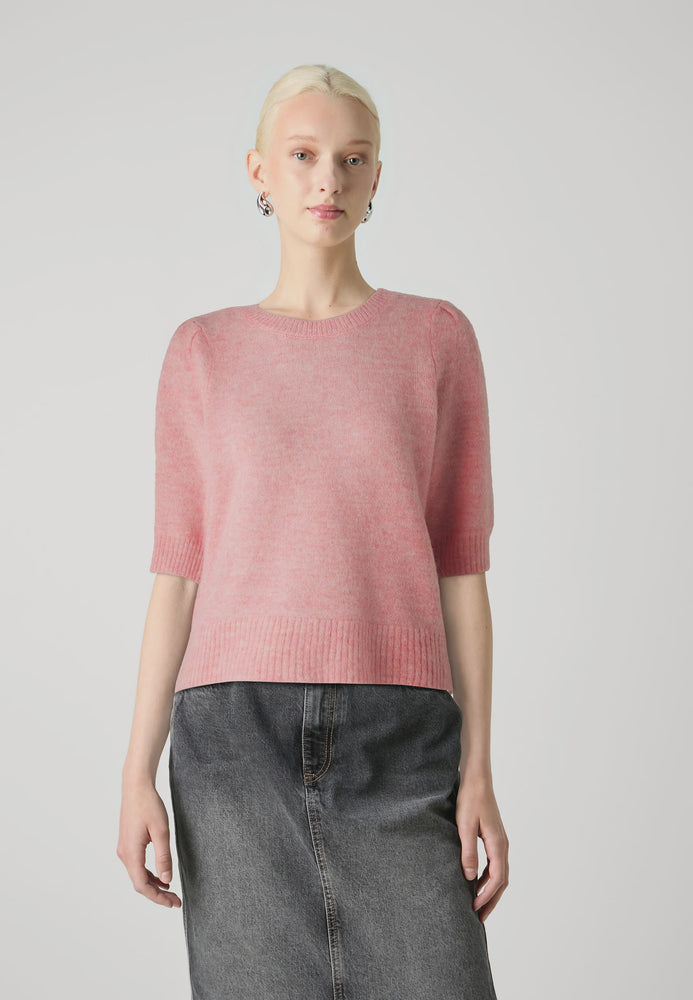 Lulu Open Back Knit Jumper- Peony