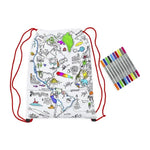 Colour in World Map Backpack