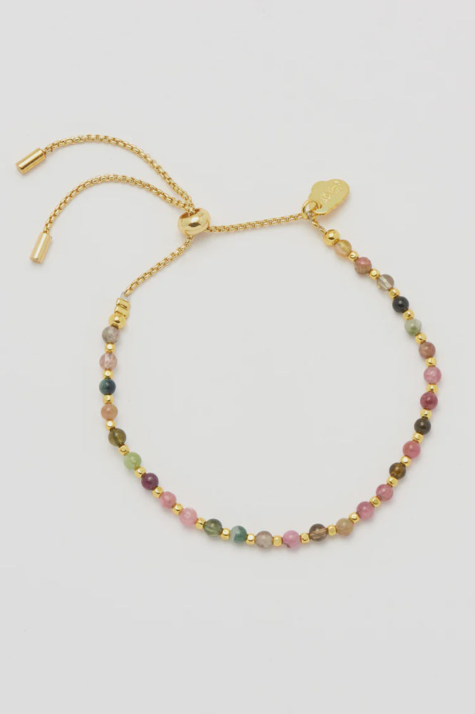 Gemstone Amelia Bracelet Tourmaline Open Sell