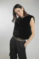 Edelweiss Gilet In Black