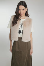 Edelweiss Gilet in Mink