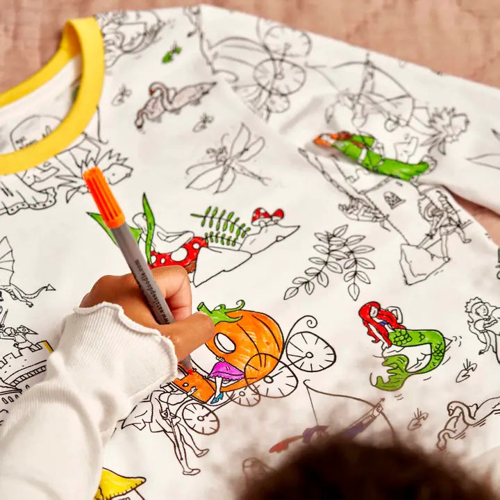 Colour-in Fairytale Pyjamas - Diy Craft Kit