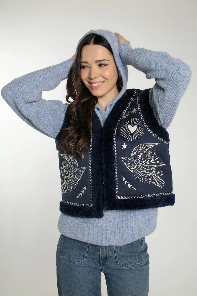 Freebird Gilet in Navy