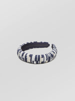 Sasha Midi Beaded Hairbrace- Naval Academy Blue