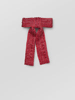 Merry Beaded Bow- Savvy Red