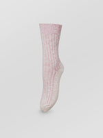 Melange Cotta Sock- Corsage Pink