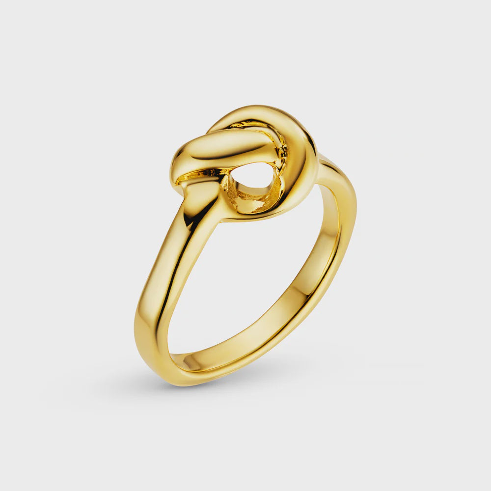 Polished Knot Ring