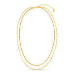 Open Link Chain 2-Row Necklace