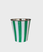 Green Stainless Steel Striped Tumbler