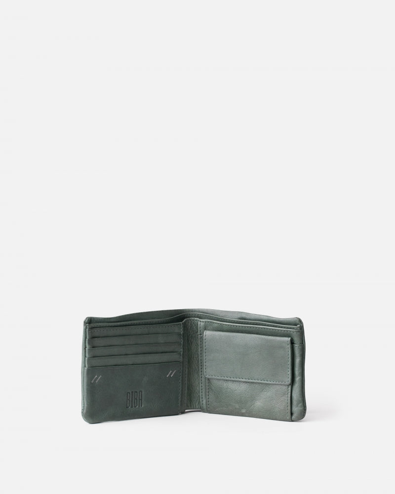 Leather wallet BIBA Maddox- Dark Green