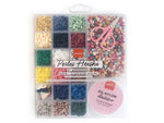 Box of 16 Colors of Heishi Beads - Nature jewelry kit