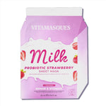 Milk Probiotic Strawberry Face Sheet Mask