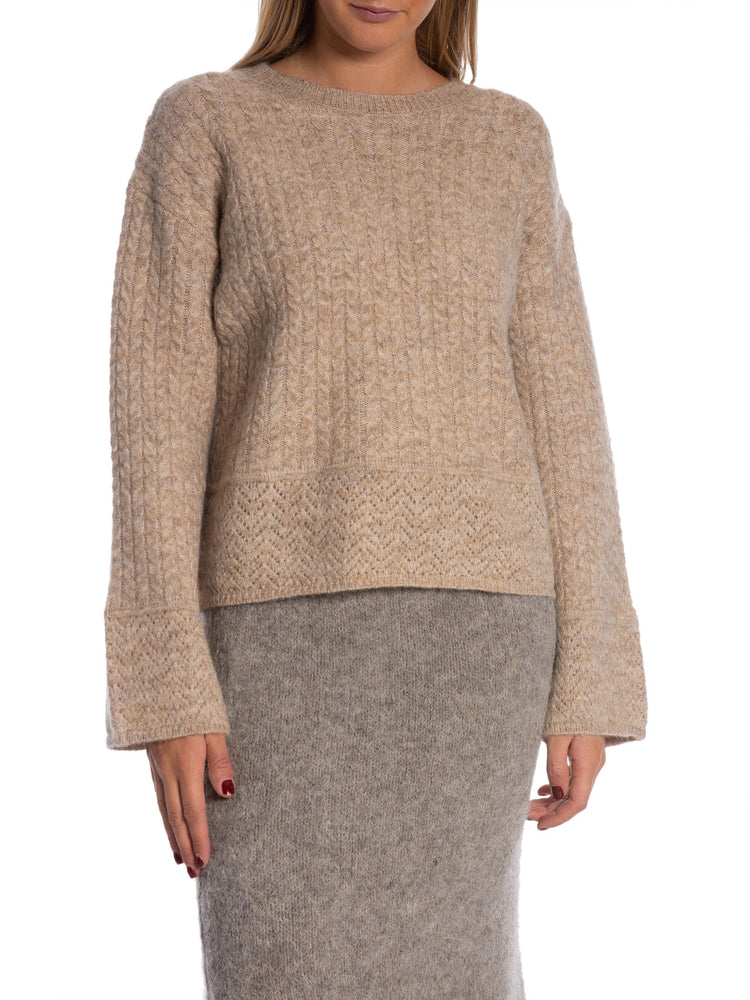 Alva Knitted Structured Jumper