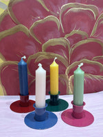 Colourful Iron Candle Holder