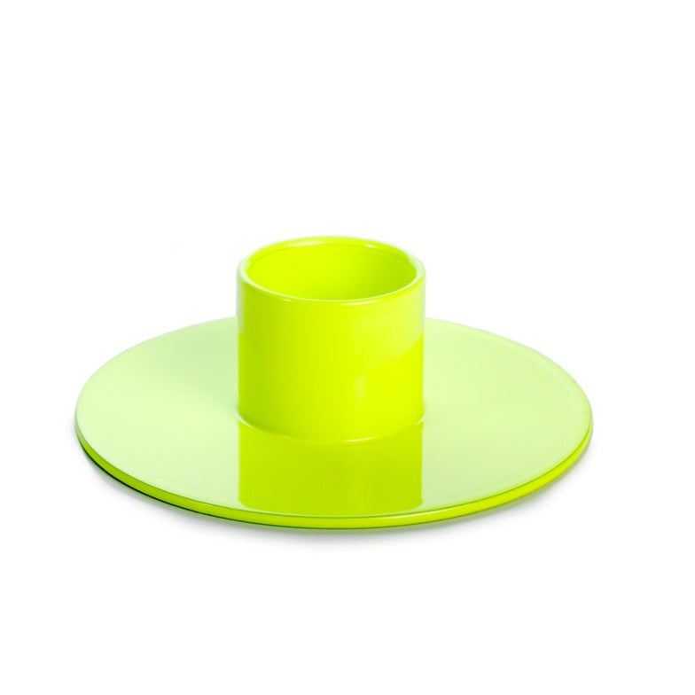 Candle Holder Pop Neon Yellow