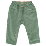 Forest Green Cord Pull Up Trousers