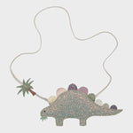Stegosaurus  Glitter Bag