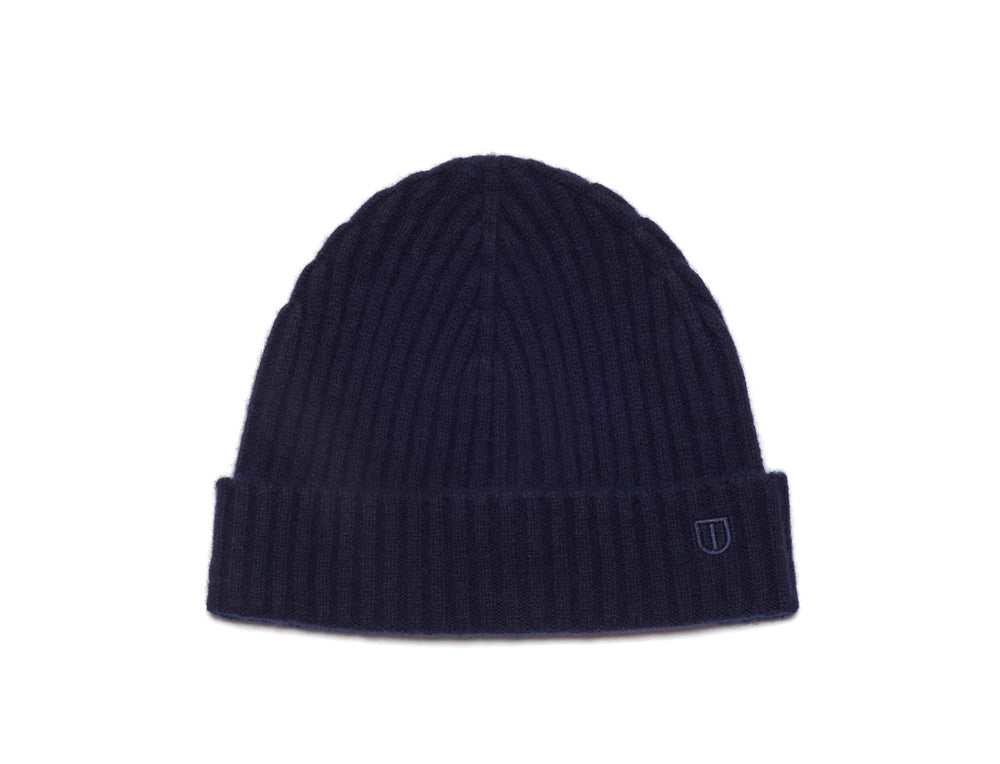 Navy Cashmere Beanie