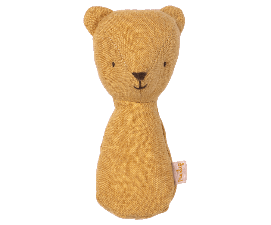 Teddy Rattle Dusty Yellow