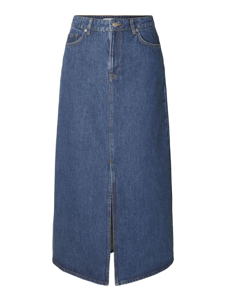 Esther Mid Blue Denim Skirt