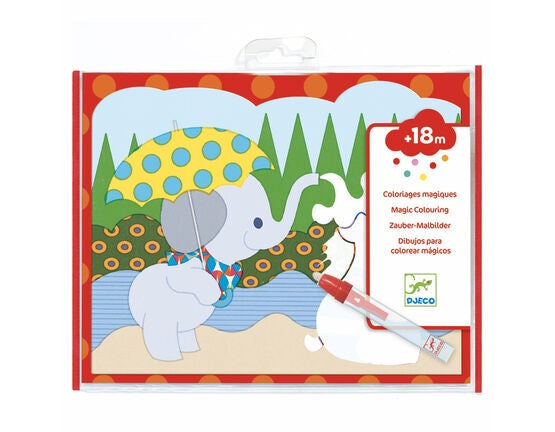 Magic Colouring-Elephant