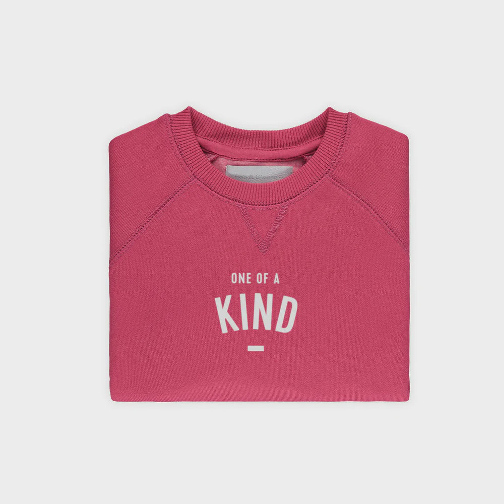 One Of A Kind Sweatshirt- Berry Red