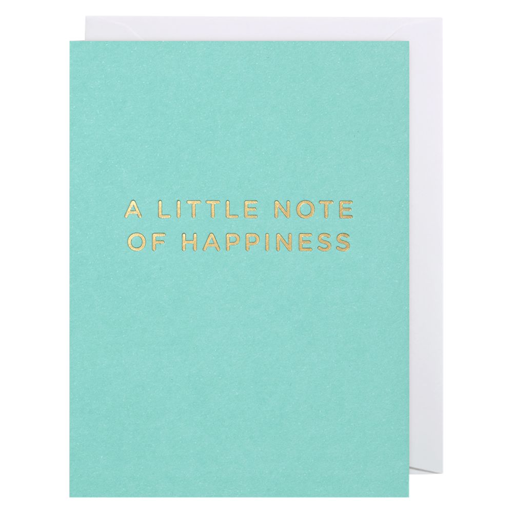 A Little Note of Happiness