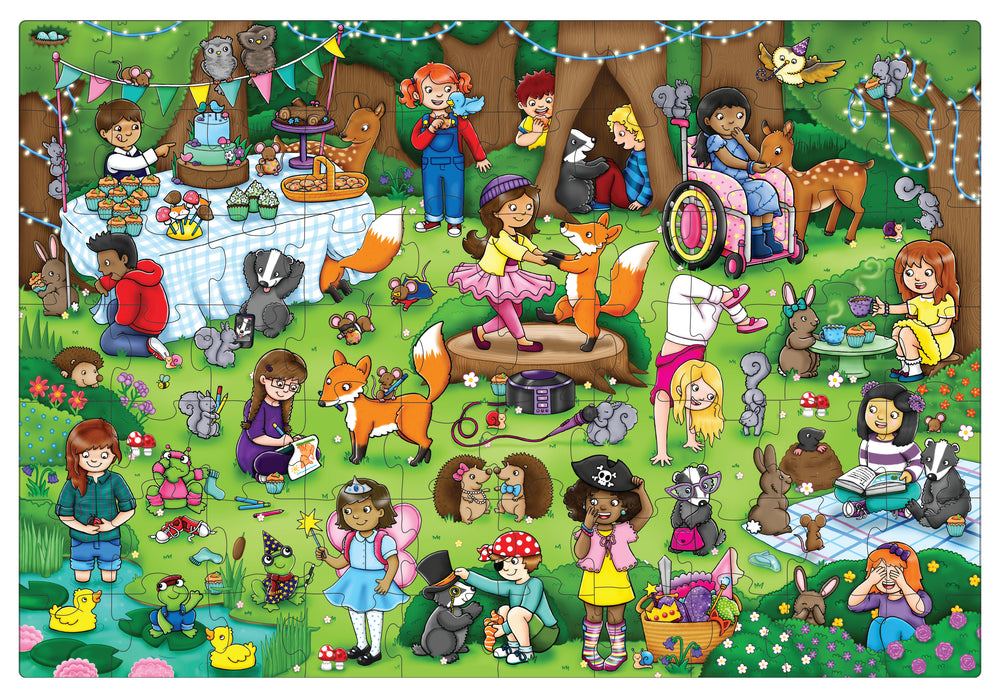 Woodland Party Jigsaw Puzzle