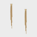 Waterfall Gold  Chain Earrings