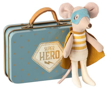 Super Hero Mouse in Suitcase