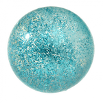 Blue Glitter Bouncy Ball